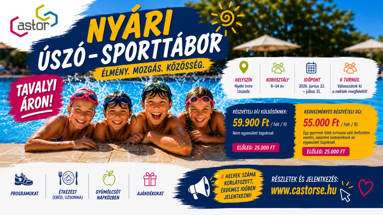 Nyári úszó-sporttábor
