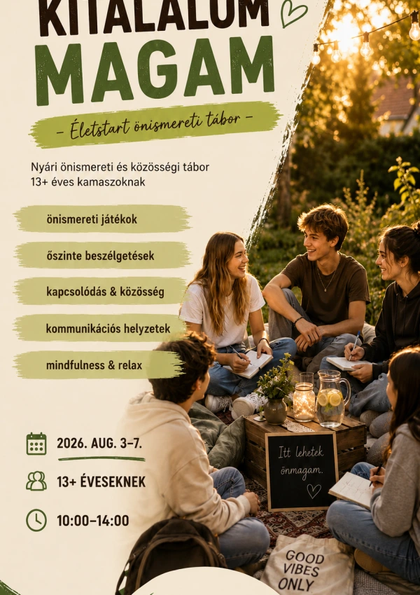 Kitalálom magam- életstart tábor