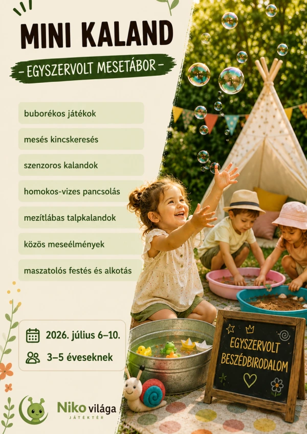 Mini kaland-egyszervolt mesetábor