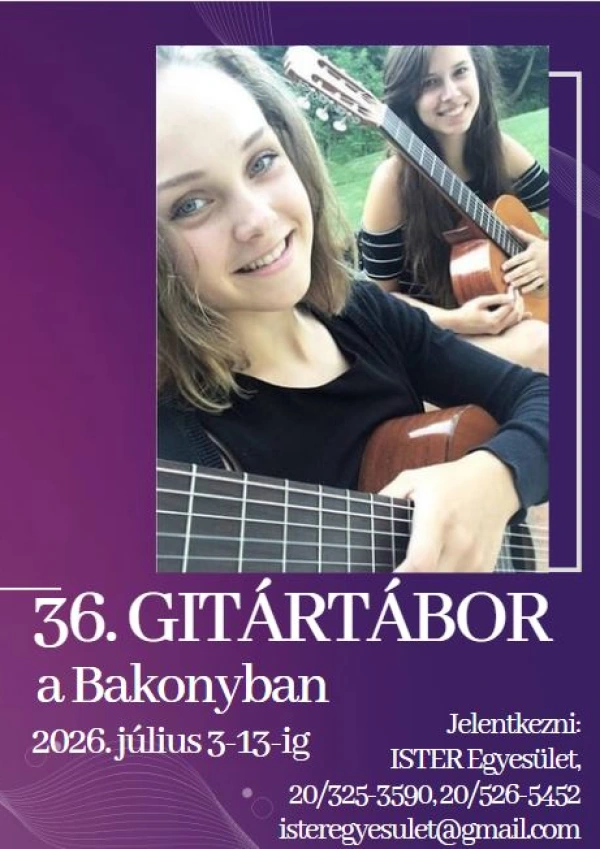 Gitártábor a Bakonyban